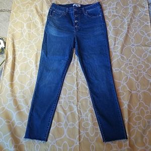 Popsugar button fly jeans